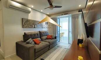 Imagem 6: Front Lake Rio2, 82m2, 2 quartos, mobiliado, andar alto, sol da manha, varanda Gourmet