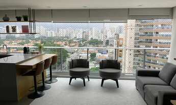 Imagem 2: Maravilhoso apto com 132m² totalmente mobiliado para aluguel e venda no Brooklin/SP