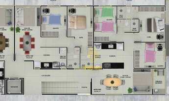Imagem 2: Apartamentos com área de lazer na cobertura em Tambauzinho - AP0583