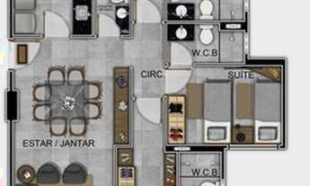 Imagem 4: Edificio merlot -pavimento tipo ou cobertura na jatiuca -maceio alagoas 3/4+dp