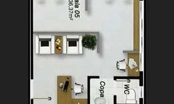 Imagem 7: Sala comercial, 36m², 4 ambientes, Ed. Zion Businees