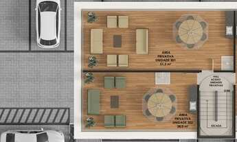 Imagem 5: Apartamento para venda possui 47 metros quadrados com 2 quartos em Bessa - João Pessoa - P