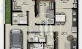 Imagem 7: Casa com 3 dormitórios à venda, 99 m² por R$ 610.000,00 - Bela Vista - Palhoça/SC