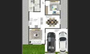 Imagem 3: Casa de 114m² de Área Contruída 03 Quartos sendo 01 Súite São Borja - Floriano