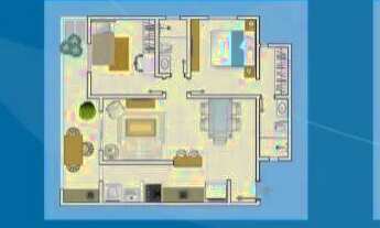 Imagem 2: Apartamento para aluguel possui 72 mcom 2 quartos. Com planejados e ar condicionados nasce