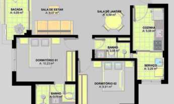 Imagem 3: Apartamento para venda com 63 metros na Mooca