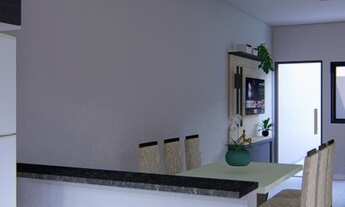 Imagem 6: Linda Casa Verde Vida, terreno 150m2, construídos 62m², cozinha americana, gourmet, 2 qts