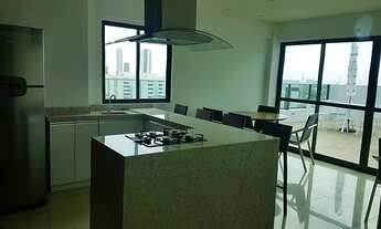 Imagem 2: Flat para aluguel possui 37 metros quadrados com 1 quarto em Espinheiro - Recife - PE