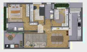 Imagem 4: Apartamento com 03 quartos (01 suíte) no Bigorrilho, Curitiba