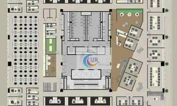 Imagem 5: Conjunto Comercial de 1.635m² úteis com 46 vagas em Edifício Triple A!!