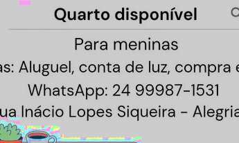 Imagem: Quarto disponível