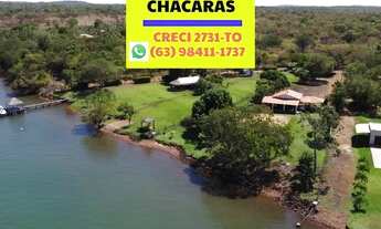 Imagem: Chácara beira lago individual vista de