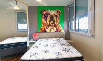 Imagem 5: Flat disponível para locação no Moema Studio contendo 41m², 1 dormitório e 1 vaga de garag