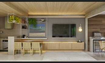 Imagem 7: WL- Lançamento Praia,02 Quartos,(suíte) metragem 63.91m² ou 65.65m², muito lazer, a beira