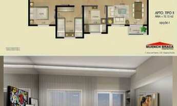 Imagem 3: Duplex para venda com 72 metros quadrados com 2 quartos