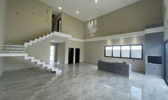 Imagem 3: Casa no Ibiti Reserva Sorocaba C/ Mármore. Churrasqueira. Pé direito alto. Sala e Cozinha