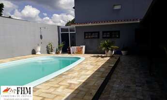 Imagem 6: Casa Linear com 2 quartos sendo 1 suíte, piscina, churrasqueira, 3 vagas de garagem em Cam