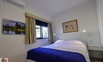 Imagem 4: Flat mobiliado varanda Cidade Jardim com 42 m2 1 dormitório 1 vaga esquina c/ Brigadeiro F