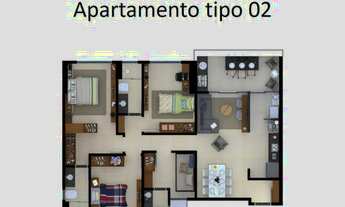 Imagem 7: Residencial Anita Malfatti - Apto 3/4 com suíte de 88 m², dependência, 2 vagas por 559.498