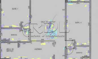 Imagem 5: Apartamento para aluguel, 2 quartos, 2 suítes, 2 vagas, JARDIM - Santo André/SP