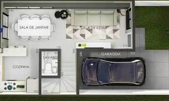 Imagem 3: Sobrado com 3 quarto e 1 suíte, à venda no Xaxim