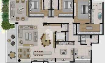 Imagem 3: Apartamento 03 suítes e 03 vagas no Batel, Curitiba