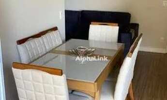 Imagem 2: Apartamento com 2 dormitórios para alugar, 64 m² por R$ 5.145,00/mês - Alphaville - Baruer