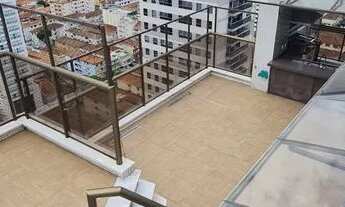 Imagem 2: Cobertura duplex para venda possui 350 metros quadrados com 4 quartos em Embaré - Santos