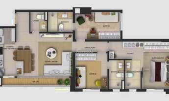 Imagem 2: ELEV MARISTA DESIGN AP 805 - 3 SUÍTES