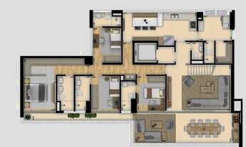 Imagem 7: Maravilhosa Cobertura Duplex NOVA à venda 360m2 4 suítes