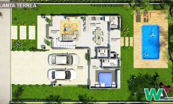 Imagem 4: Casa de condomínio sobrado para venda possui 202 metros quadrados com 4 quartos