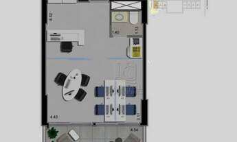 Imagem 5: Sala para alugar, 72 m² por R$ 4.430,15/mês - Vila Baeta Neves - São Bernardo do Campo/SP