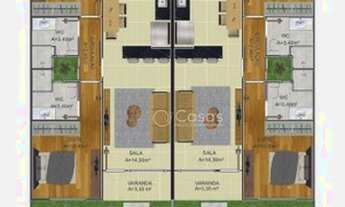 Imagem 2: Casa com 2 dormitórios à venda, 70 m² por R$ 260.000,00 - Filgueiras - Juiz de Fora/MG