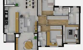 Imagem 2: Apartamento Bild Livit 113 m2 88 m2 69 m2 Olhos D'água