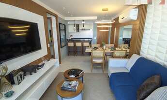 Imagem 3: Apartamento modelo (decorado) de 02 quartos do empreendimento Crisreteli Residence na Prai