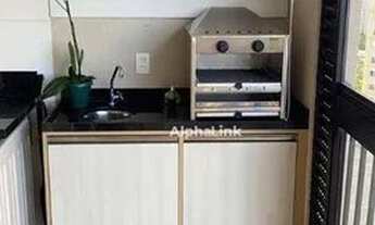 Imagem 6: Apartamento com 2 dormitórios para alugar, 64 m² por R$ 5.145,00/mês - Alphaville - Baruer