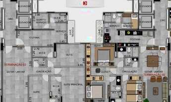 Imagem 5: Edificio merlot -pavimento tipo ou cobertura na jatiuca -maceio alagoas 3/4+dp