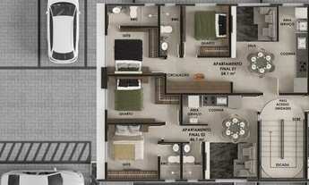 Imagem 3: Apartamento para venda possui 47 metros quadrados com 2 quartos em Bessa - João Pessoa - P