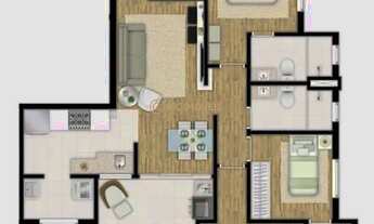 Imagem 7: Apartamento para Locação em Indaiatuba, Vila Bergamo, 3 dormitórios, 2 suítes, 3 banheiros