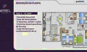 Imagem 6: Apartamentos no Cond. Meribel no Turu de 2 e 3 quartos de 54 a 72 m2