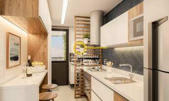 Imagem 3: Apartamento com 2 dormitórios (1 suite) à venda, 82 m² por R$ 891.900 - Aparecida - Santos