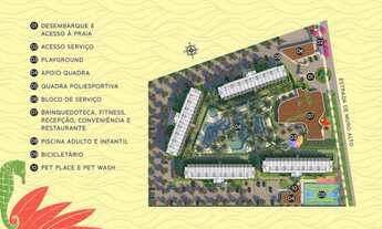 Imagem 5: Flat 1 quarto Resort completo Muro Alto Beach Class SOLARE Verano FRENTE MALAWI