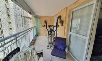 Imagem 5: Santos, Comprar, Apartamento no Gonzaga, Varanda Gourmet, Lado Praia, 3 Suítes + Home Offi