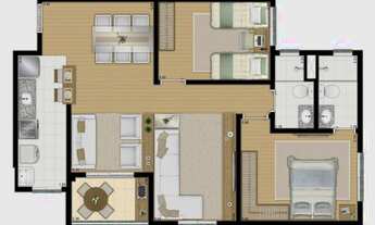 Imagem 4: Apartamento para venda com 55 metros quadrados com 2 quartos em Conceição - Diadema - SP