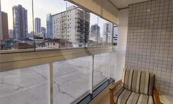 Imagem 5: Apartamento com 105 m2, 2 dormitórios, 1 suíte, varanda, 1 quadra da praia no Embaré!