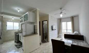 Imagem 2: LOCAÇÃO DEFINITIVA - TODO MOBILIADO Pertinho da praia 1 Dorm Sacada c/vista p/o mar