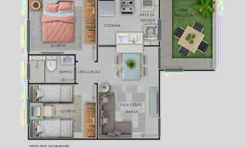 Imagem 6: Apartamento em Planalto -VISTA DO JACARANDAS - Manaus