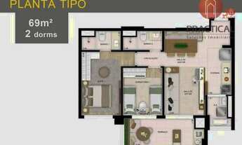 Imagem 2: Apartamento com 2 dormitórios, 69 m² - venda por R$ 1.900.000,00 ou aluguel por R$ 16.702
