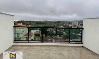 Imagem 3: Cobertura com 2 dormitórios para alugar, 88 m² por R$ 2.201,13/mês - Vila Pires - Santo An