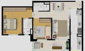 Imagem 6: Apartamento com 2 dormitórios à venda, 70 m² por R$ 660.000 - Vila Belmiro - Santos/SP